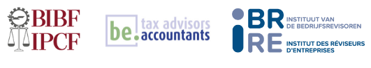 Logos de L'Institut professionnel des Comptables et Fiscalistes agréés, de l'Institut des Experts-comptables et des Conseils fiscaux, Institut de Réviseurs d’Entreprises (IRE)  