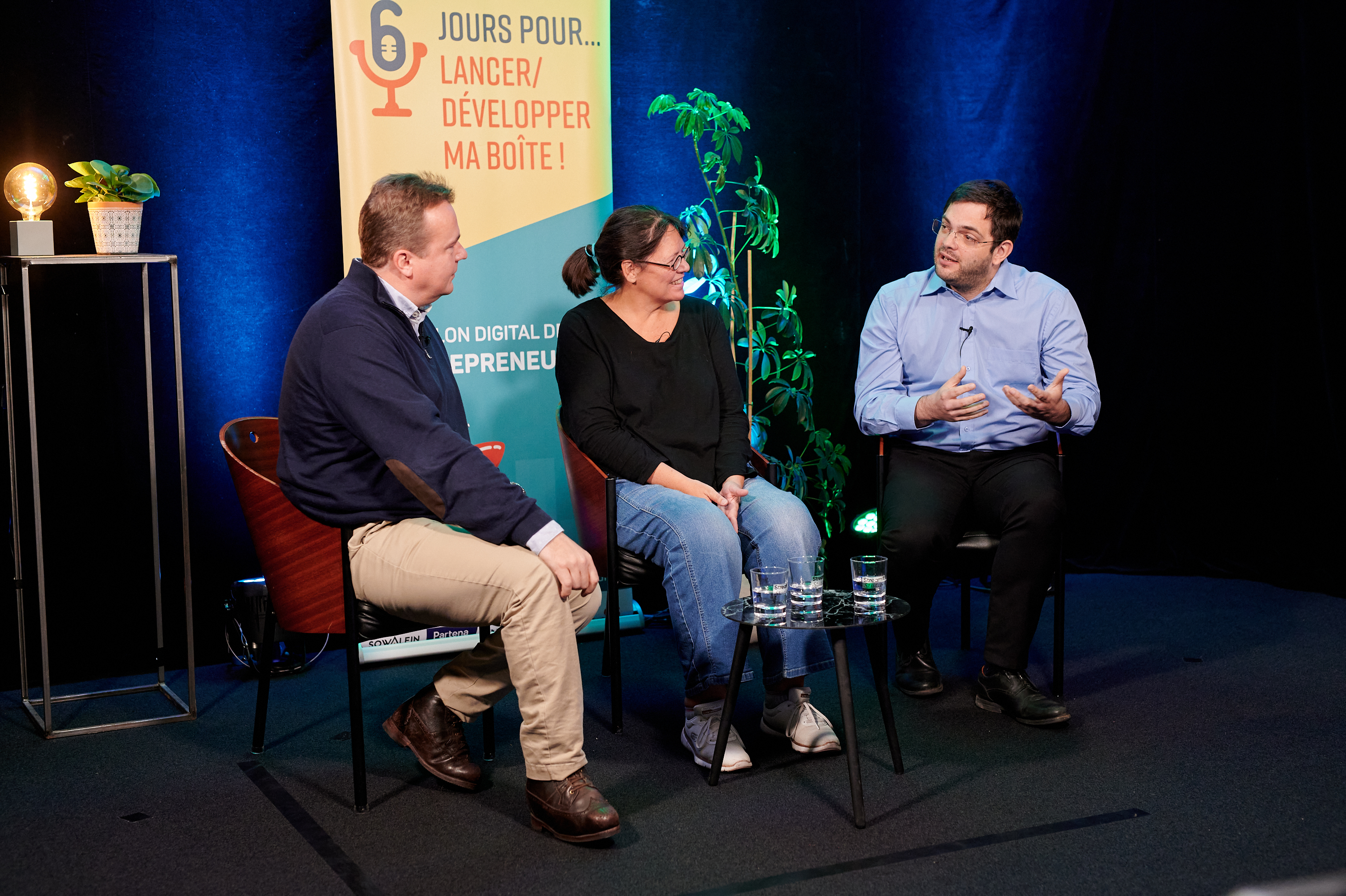 Intervention de Jean-Olivier Collinet, de Laurent Renerken & de Véronique Flammang lors de la session 6 Jours Pour "Reprise d'entreprise : les facteurs clés de succès".