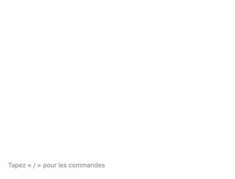 création de blocs dans notion