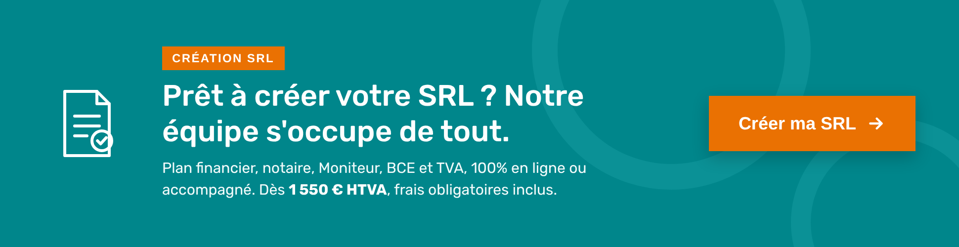 Créer votre SRL avec Wikipreneurs